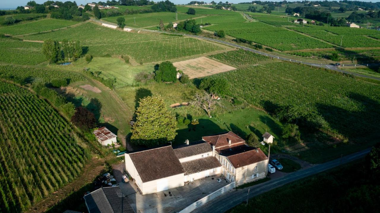 Chambre D'Hote Pres Bordeaux Au Chateau Camponac Bourg-sur-Gironde 外观 照片